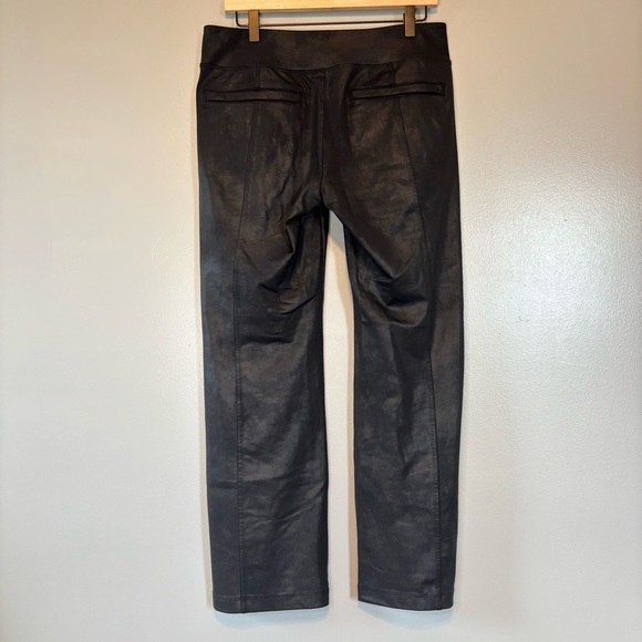 Athleta Large Petite Delancey Gleam Straight Leg Pant Black - Picture 5 of 7